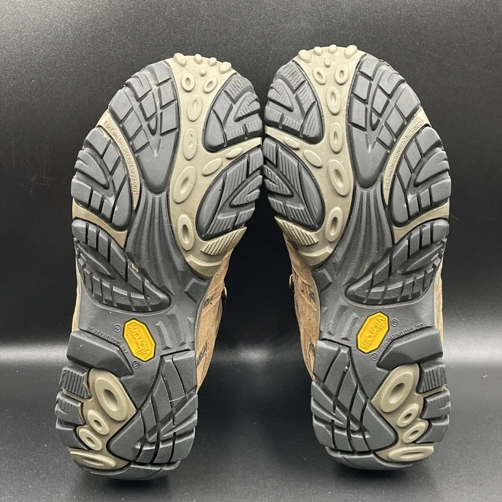 Merrell Moab 2 Mid Men's Size 7 Earth Brown Waterproof Trail Hiking Boots
